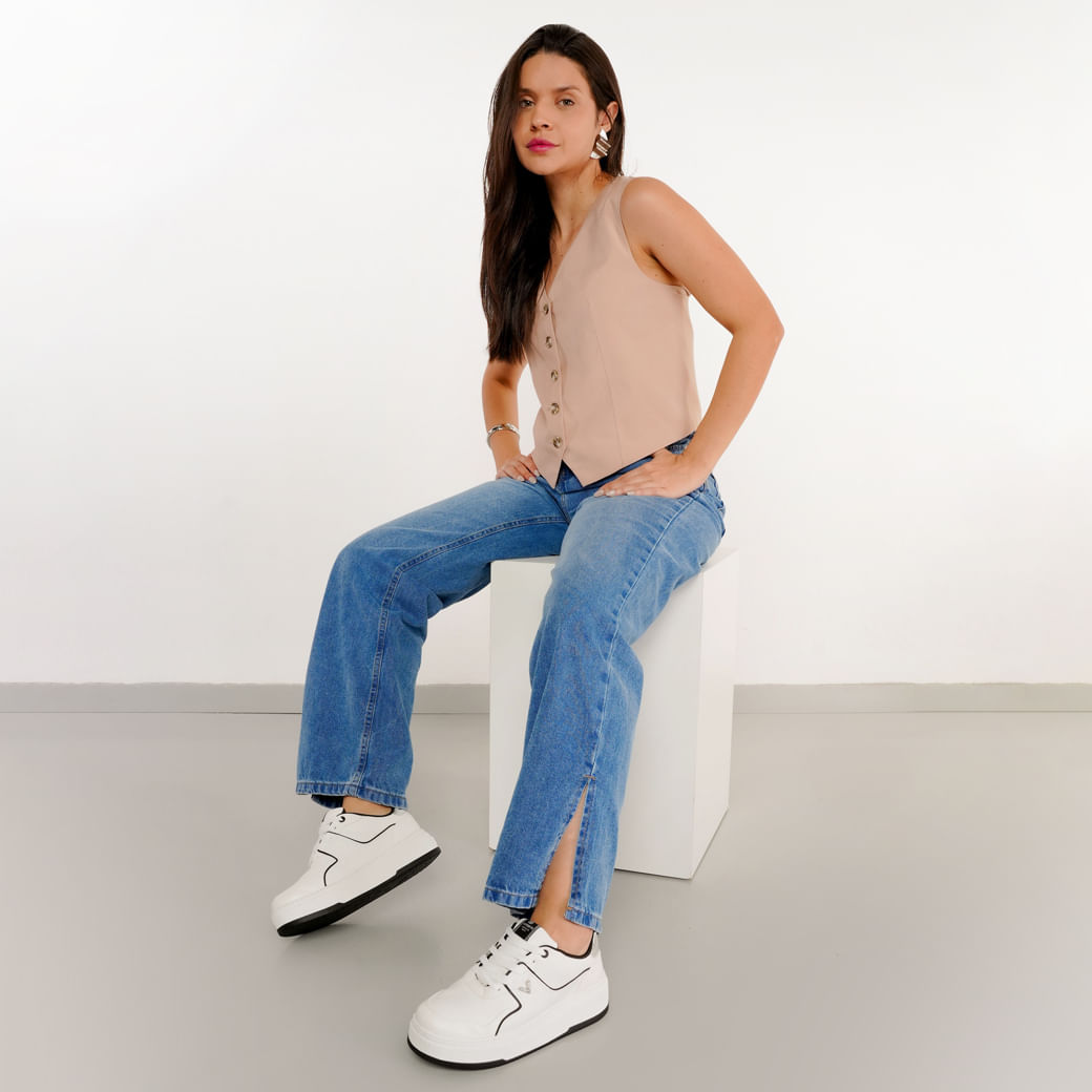 Via Marte Tenis Casual 223007-01 Branco_Milk_Preto_Prata New Floater_Napa_Napa_Metal Dakar1